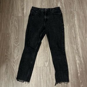 Abercrombie high rise slim in black